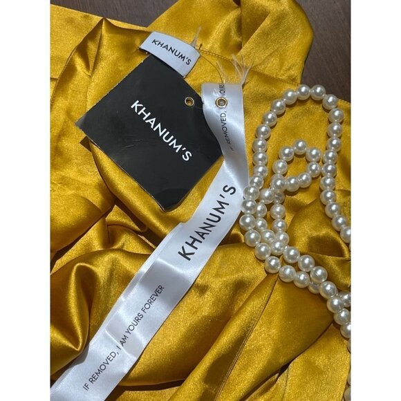 NWT Khalil’s Kara yellow maxi dress - Picture 9 of 11